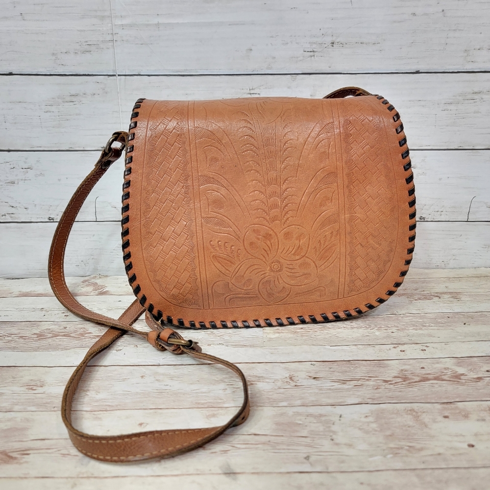 Patricia Nash Tan Crossbody Bag